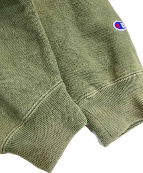 Champion REVERSE WEAVE（チャンピオン リバース ウィーブ）Champion REVERSE WEAVE (チャンピオン リバース ウィーブ) MONKEY TIME (モンキータイム) ハーフジップスウェット グリーン サイズ:SIZE XLの古着・服飾アイテム