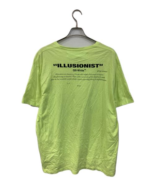 OFFWHITE（オフホワイト）OFFWHITE (オフホワイト) プリントTシャツ イエロー サイズ:SIZE Mの古着・服飾アイテム