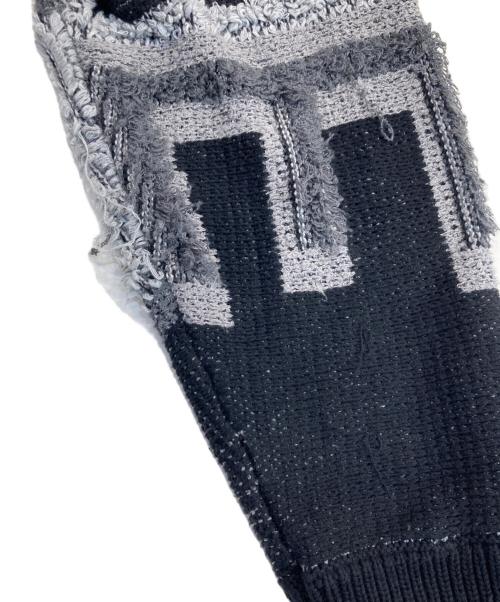 SUPREME（シュプリーム）SUPREME (シュプリーム) chenille logo sweater/シェニールロゴセーター ブラック サイズ:SIZE XLの古着・服飾アイテム