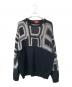 SUPREME（シュプリーム）の古着「chenille logo sweater/シェニールロゴセーター」｜ブラック