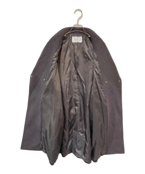 index（インデックス）index (インデックス) カシミヤ混ダブルチェスターコート グレー サイズ:Lの古着・服飾アイテム