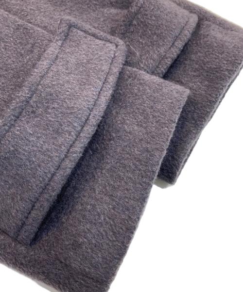 index（インデックス）index (インデックス) カシミヤ混ダブルチェスターコート グレー サイズ:Lの古着・服飾アイテム