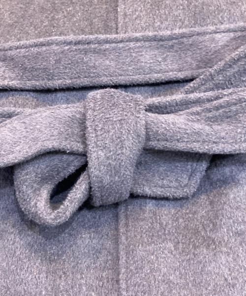 index（インデックス）index (インデックス) カシミヤ混ダブルチェスターコート グレー サイズ:Lの古着・服飾アイテム