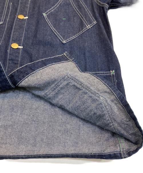 POST O'ALLS（ポストオーバーオールズ）POST O'ALLS (ポストオーバーオールズ) RUFF'n'TUFF カバーオール インディゴ サイズ:Lの古着・服飾アイテム