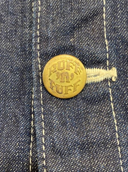 POST O'ALLS（ポストオーバーオールズ）POST O'ALLS (ポストオーバーオールズ) RUFF'n'TUFF カバーオール インディゴ サイズ:Lの古着・服飾アイテム