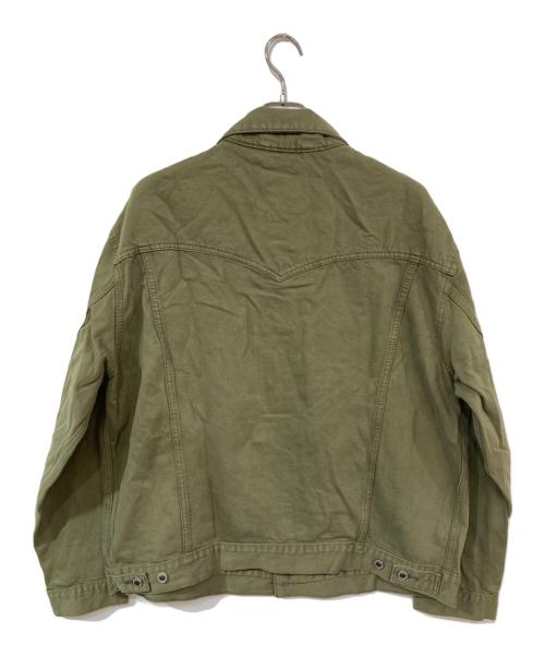 LEVI'S（リーバイス）LEVI'S (リーバイス) TRUCKER JACKET カーキ サイズ:Lの古着・服飾アイテム