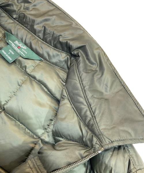 WOOLRICH（ウールリッチ）WOOLRICH (ウールリッチ) ジップアップダウンジャケット カーキ サイズ:Lの古着・服飾アイテム