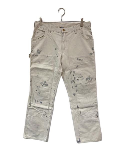 POLO RALPH LAUREN（ポロ・ラルフローレン）POLO RALPH LAUREN (ポロ・ラルフローレン) ペイントダブルニーペインターパンツ アイボリー サイズ:SIZE 32の古着・服飾アイテム