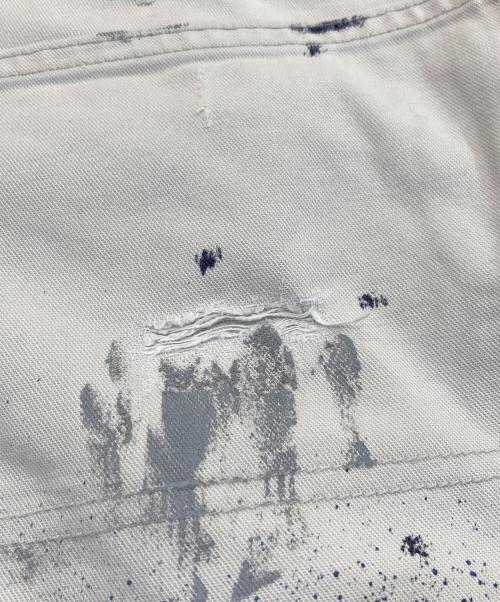 POLO RALPH LAUREN（ポロ・ラルフローレン）POLO RALPH LAUREN (ポロ・ラルフローレン) ペイントダブルニーペインターパンツ アイボリー サイズ:SIZE 32の古着・服飾アイテム