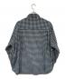 STEVEN ALAN (スティーブンアラン) 40/1 NEL CHECK REGULAR COLLAR SHIRT-LOOSE/シャツ グリーン×ブラック サイズ:L：5000円