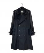 Maison Margielaメゾンマルジェラ）の古着「wool trench coat」｜ブラック