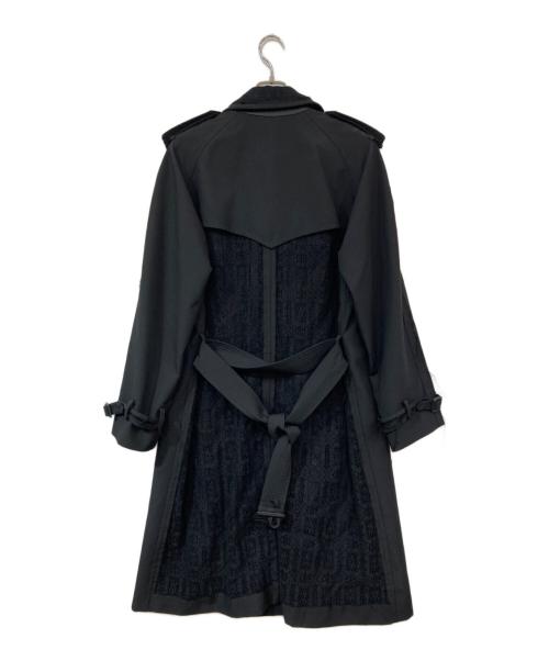 Maison Margiela（メゾンマルジェラ）Maison Margiela (メゾンマルジェラ) wool trench coat ブラック サイズ:46の古着・服飾アイテム