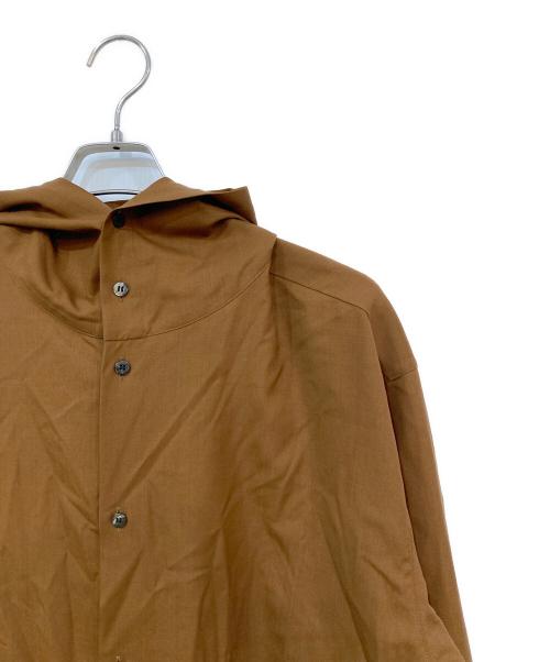 OVERCOAT（オーバーコート）OVERCOAT (オーバーコート) フードウールシャツ ブラウン サイズ:SIZE Mの古着・服飾アイテム