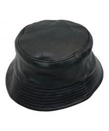 kijima takayuki（キジマタカユキ）の古着「DEER LEATHER BUCKET HAT/ディアレザーバケットハット」