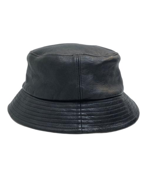 kijima takayuki（キジマタカユキ）kijima takayuki (キジマタカユキ) DEER LEATHER BUCKET HAT/ディアレザーバケットハットの古着・服飾アイテム