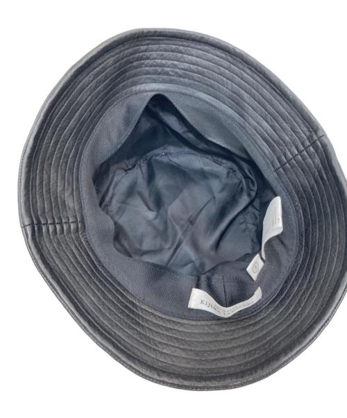 kijima takayuki（キジマタカユキ）kijima takayuki (キジマタカユキ) DEER LEATHER BUCKET HAT/ディアレザーバケットハットの古着・服飾アイテム