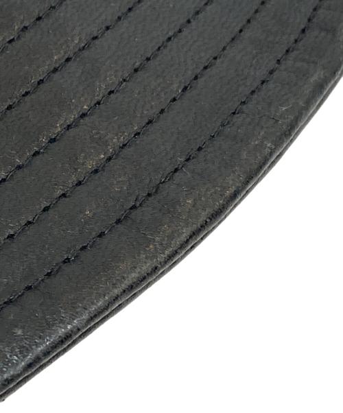 kijima takayuki（キジマタカユキ）kijima takayuki (キジマタカユキ) DEER LEATHER BUCKET HAT/ディアレザーバケットハットの古着・服飾アイテム