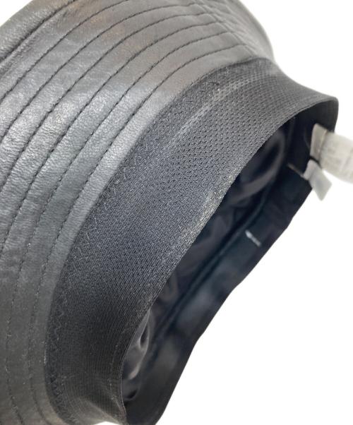 kijima takayuki（キジマタカユキ）kijima takayuki (キジマタカユキ) DEER LEATHER BUCKET HAT/ディアレザーバケットハットの古着・服飾アイテム