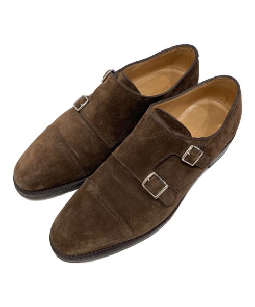 JOHN LOBB（ジョンロブ）JOHN LOBB (ジョンロブ) William TENSILE SS SUEDE/ウィリアムテンシルSSスエード ブラウン サイズ:8E last:9795の古着・服飾アイテム