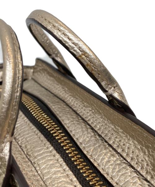 COACH（コーチ）COACH (コーチ) ミニショルダーバッグ ゴールドの古着・服飾アイテム