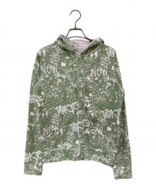 stussy（ステューシー）の古着「ジップパーカー」｜グリーン