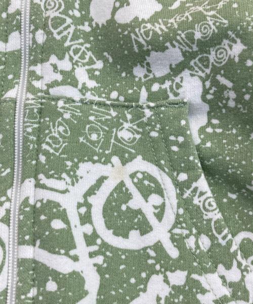 stussy（ステューシー）stussy (ステューシー) ジップパーカー グリーン サイズ:SIZE Mの古着・服飾アイテム