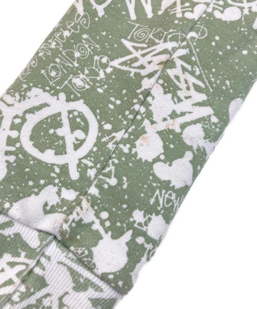 stussy（ステューシー）stussy (ステューシー) ジップパーカー グリーン サイズ:SIZE Mの古着・服飾アイテム