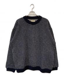 L.L.Bean（エルエルビーン）の古着「バーズアイニット」｜ネイビー