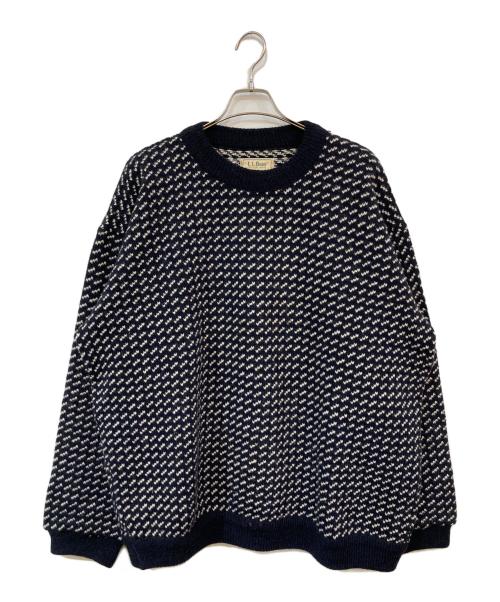L.L.Bean（エルエルビーン）L.L.Bean (エルエルビーン) バーズアイニット ネイビー サイズ:SIZE XXLの古着・服飾アイテム