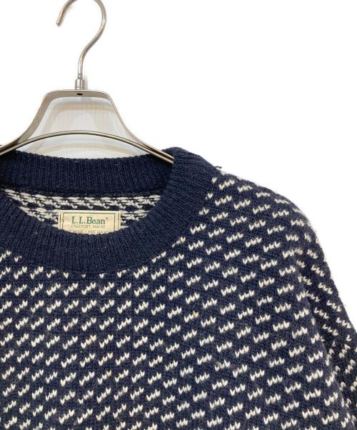 L.L.Bean（エルエルビーン）L.L.Bean (エルエルビーン) バーズアイニット ネイビー サイズ:SIZE XXLの古着・服飾アイテム