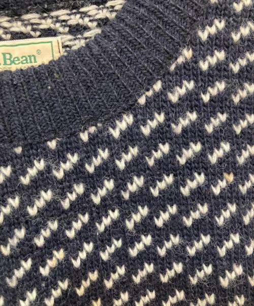 L.L.Bean（エルエルビーン）L.L.Bean (エルエルビーン) バーズアイニット ネイビー サイズ:SIZE XXLの古着・服飾アイテム