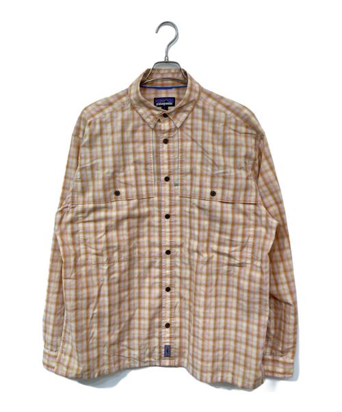 Patagonia（パタゴニア）Patagonia (パタゴニア) アイランド・ホッパー・シャツ オレンジ サイズ:SIZE Lの古着・服飾アイテム