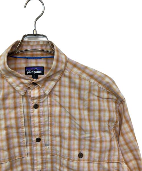 Patagonia（パタゴニア）Patagonia (パタゴニア) アイランド・ホッパー・シャツ オレンジ サイズ:SIZE Lの古着・服飾アイテム
