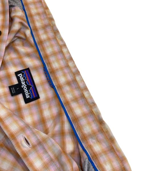 Patagonia（パタゴニア）Patagonia (パタゴニア) アイランド・ホッパー・シャツ オレンジ サイズ:SIZE Lの古着・服飾アイテム