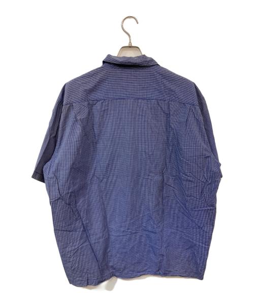 stussy（ステューシー）stussy (ステューシー) ギンガムチェックシャツ ネイビー サイズ:SIZE Lの古着・服飾アイテム