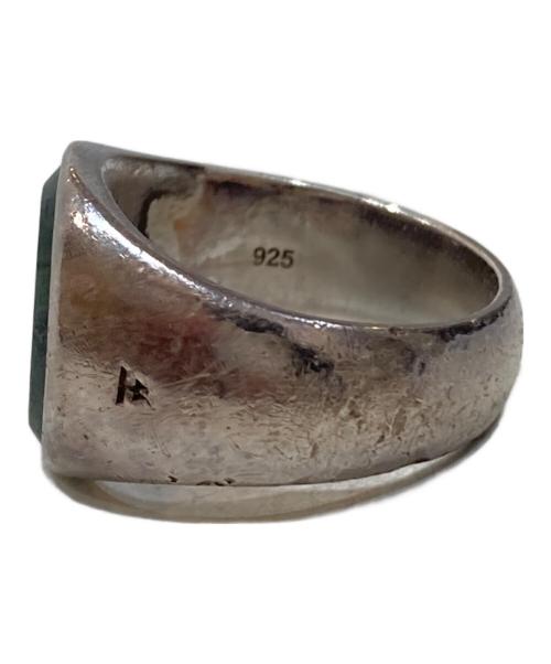 TOM WOOD（トムウッド）TOM WOOD (トムウッド) オーバルグリーンマーブルリング サイズ:15号の古着・服飾アイテム