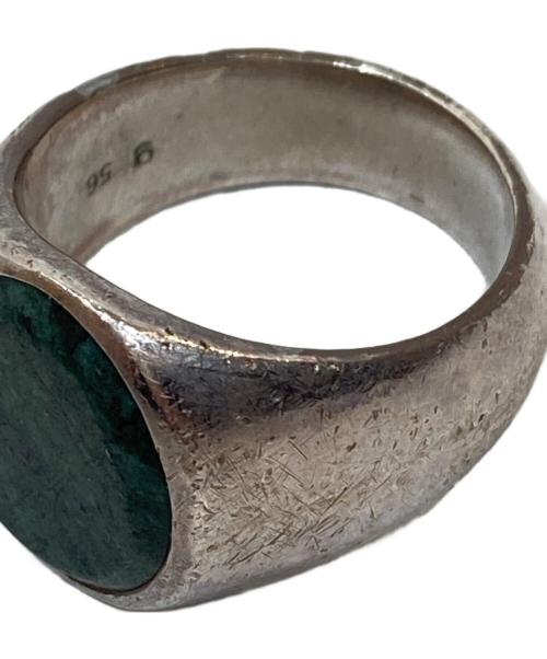 TOM WOOD（トムウッド）TOM WOOD (トムウッド) オーバルグリーンマーブルリング サイズ:15号の古着・服飾アイテム