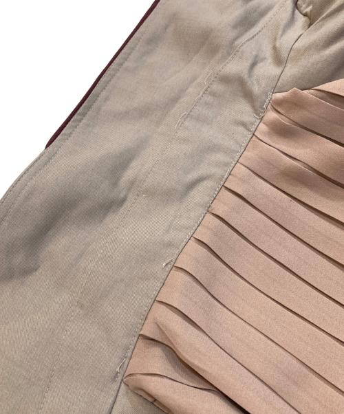 Ameri（アメリ）Ameri (アメリ) 《STUDIOUS別注》バックプリーツレイヤードコート ブラウン サイズ:FREEの古着・服飾アイテム