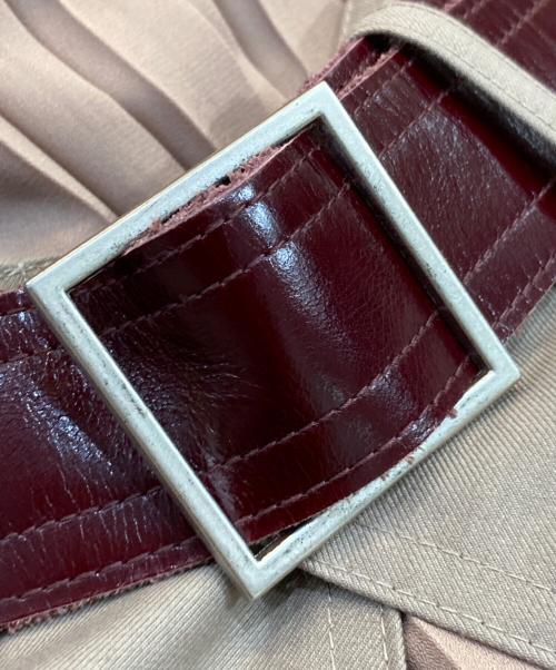 Ameri（アメリ）Ameri (アメリ) 《STUDIOUS別注》バックプリーツレイヤードコート ブラウン サイズ:FREEの古着・服飾アイテム