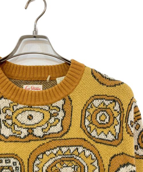 LEVI'S VINTAGE CLOTHING（リーバイス ビンテージ クロージング）LEVI'S VINTAGE CLOTHING (リーバイス ビンテージ クロージング) 総柄ニット ベージュ サイズ:SIZE Sの古着・服飾アイテム