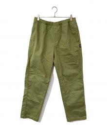 stussy（ステューシー）の古着「Brushed Beach Pant/ブラッシュドビーチパンツ」｜グリーン