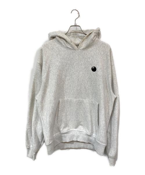 stussy（ステューシー）stussy (ステューシー) 8 BALL EMBROIDERED HOODIE/8ボールエンブロイダードフーディー グレー サイズ:SIZE XLの古着・服飾アイテム