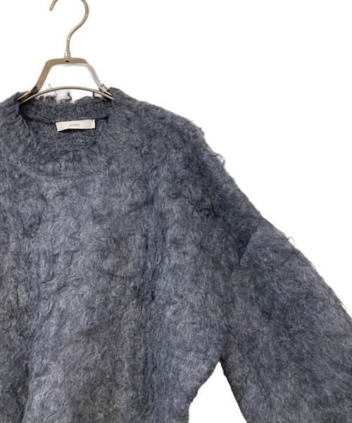 ASTRAET（アストラット）ASTRAET (アストラット) シャギークルーネックニット グレー サイズ:不明の古着・服飾アイテム