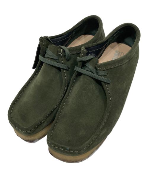 CLARKS ORIGINALS（クラークス オリジナルズ）Clarks Originals (クラークス オリジナルズ) ワラビーブーツ グリーン サイズ:UK 8の古着・服飾アイテム