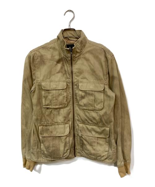 ARMANI EXCHANGE（アルマーニ エクスチェンジ）ARMANI EXCHANGE (アルマーニ エクスチェンジ) ジップアップジャケット ベージュ サイズ:SIZE Mの古着・服飾アイテム