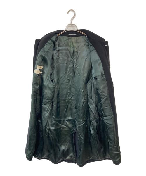 GIORGIO ARMANI（ジョルジョアルマーニ）GIORGIO ARMANI (ジョルジョアルマーニ) ウールステンカラーコート ブラック サイズ:46の古着・服飾アイテム