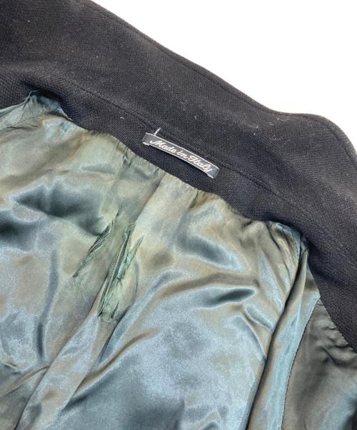 GIORGIO ARMANI（ジョルジョアルマーニ）GIORGIO ARMANI (ジョルジョアルマーニ) ウールステンカラーコート ブラック サイズ:46の古着・服飾アイテム