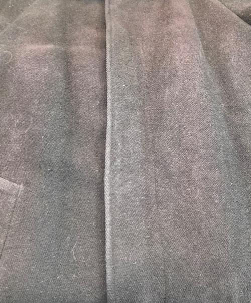 GIORGIO ARMANI（ジョルジョアルマーニ）GIORGIO ARMANI (ジョルジョアルマーニ) ウールステンカラーコート ブラック サイズ:46の古着・服飾アイテム