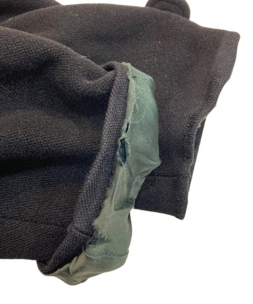 GIORGIO ARMANI（ジョルジョアルマーニ）GIORGIO ARMANI (ジョルジョアルマーニ) ウールステンカラーコート ブラック サイズ:46の古着・服飾アイテム