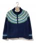 L.L.Bean（エルエルビーン）の古着「ノルディックジップニットカーディガン」｜ブルー